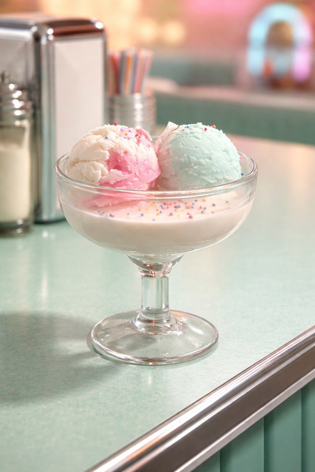 Ice Cream Sundae Candle